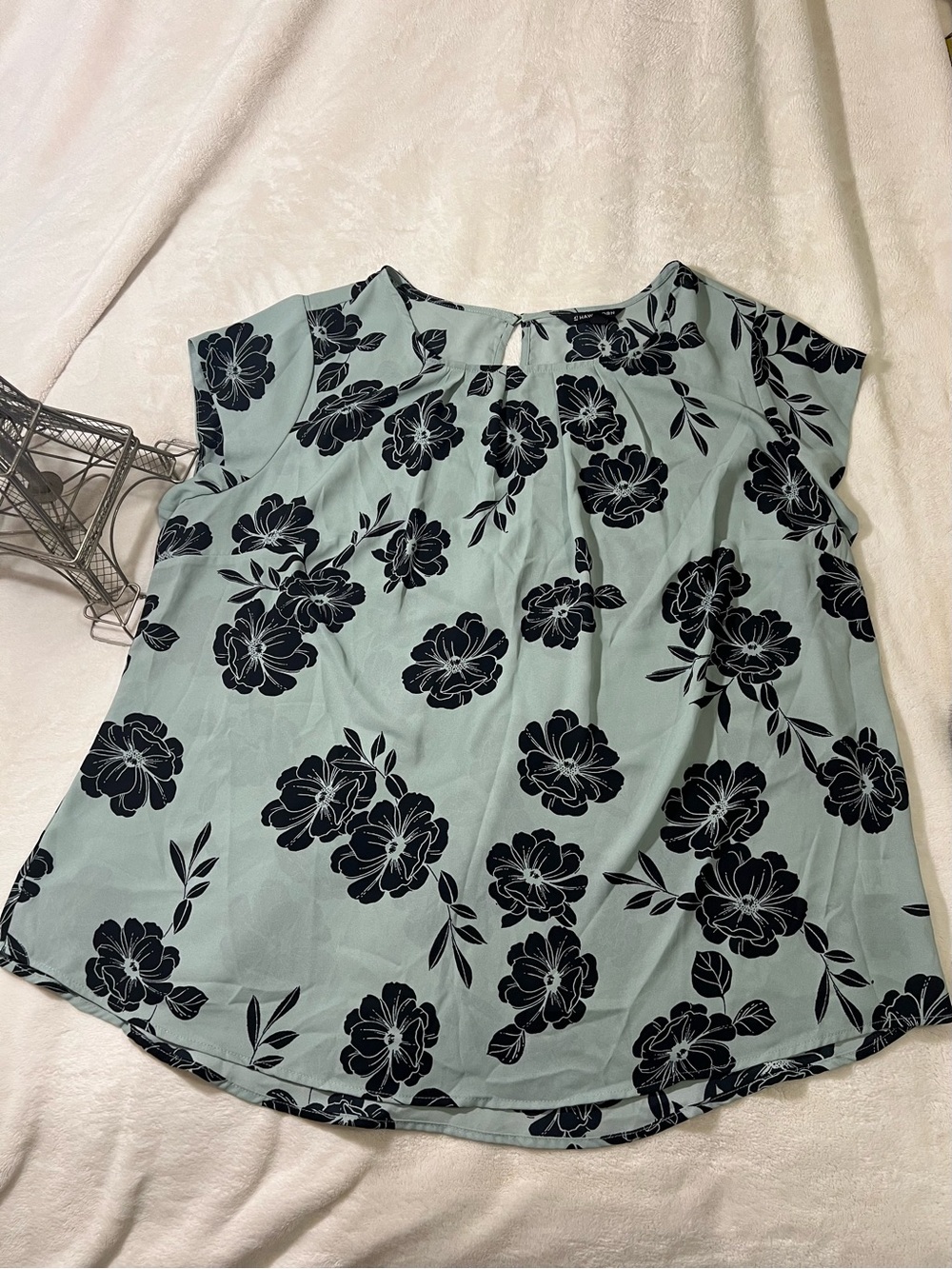 41 Hawthorn Floral Cap Sleeve Blouse